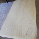 Large coffee table in vintage travertine