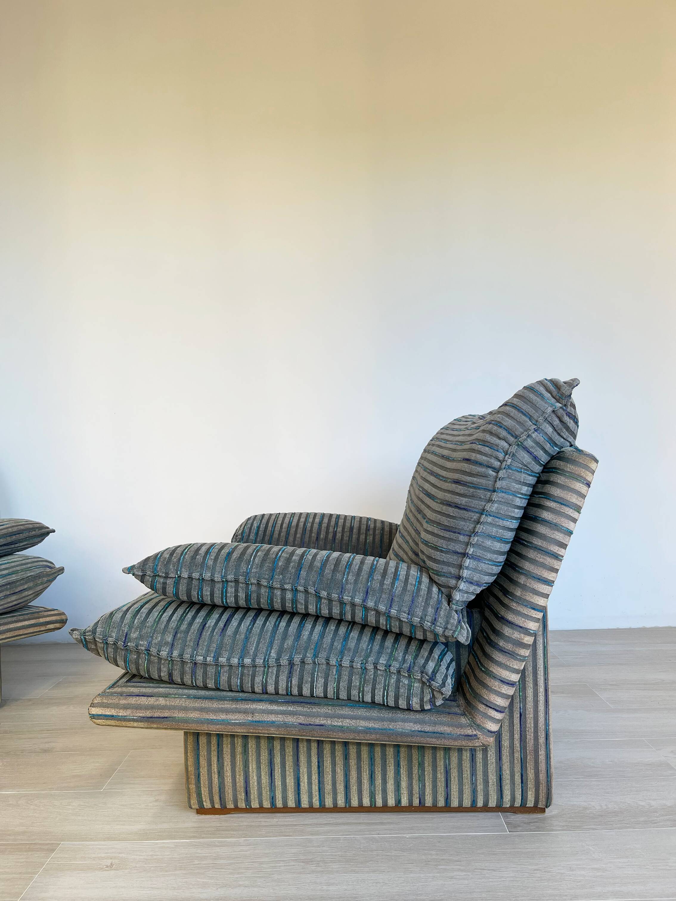 Fauteuil Grand Post Moderne des années 1980