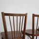 Lot de 5 chaises bistrot baumann vintage