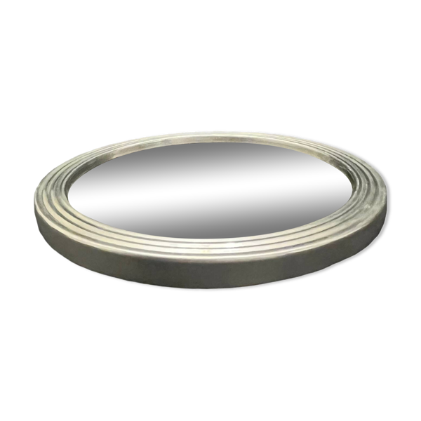 Petit plateau miroir rond