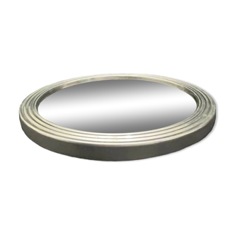 Small round mirror tray