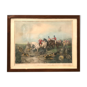 Gravure Anglaise encadrée La