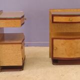 Pair of Art Deco bedsides