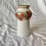 Vintage Strehla Keramik Vase - Fat Lava - East Germany