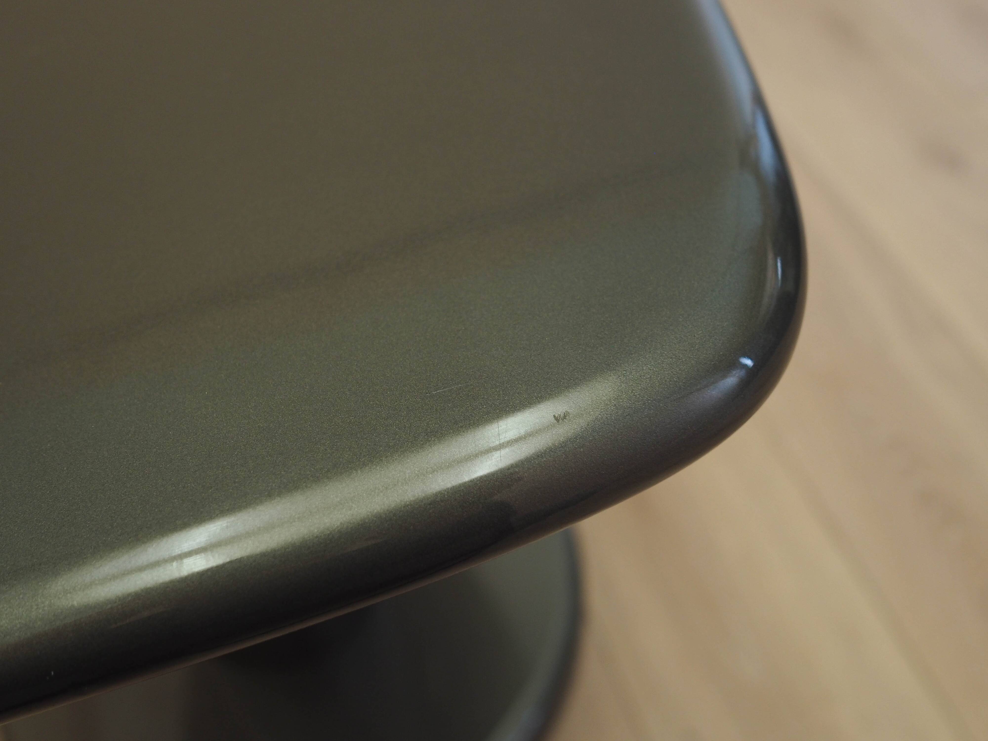 Grey coffee table, Italian design, 1970s, made in Italy