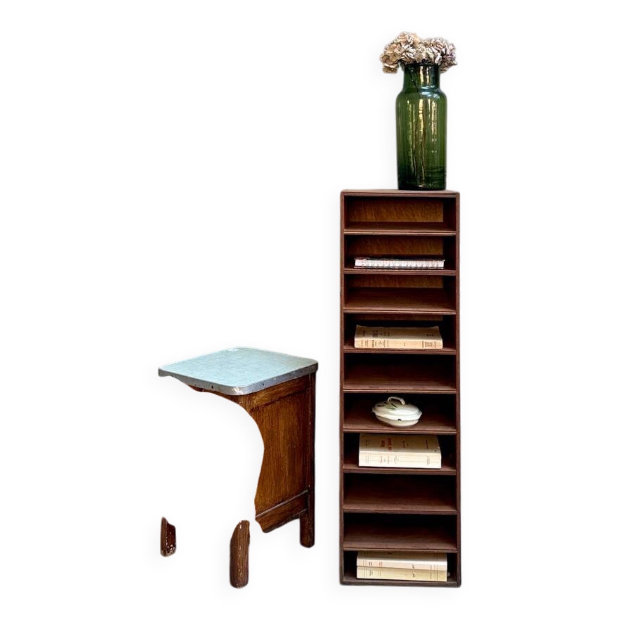 Meuble trieur en bois 70s (rénové)