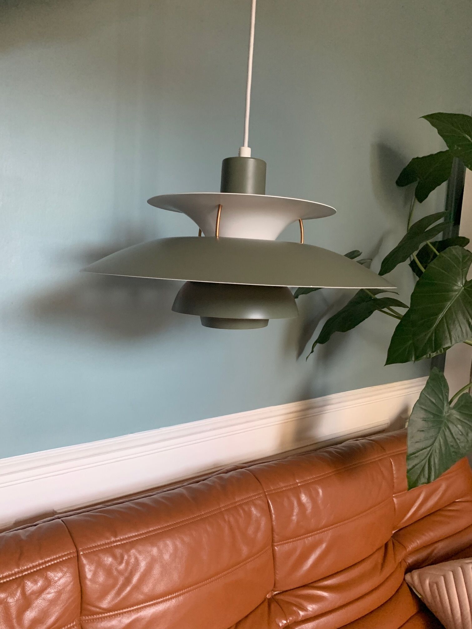 Green PH5 lamp Louis Poulsen