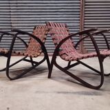 Pair of Jan Vanek armchairs for Up Zavody 1930