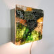 Brutalist glass wall light, The Netherlands 1970’s