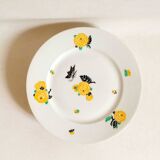 Limoges porcelain cake dish from the 1930s Diameter 23.5 cm