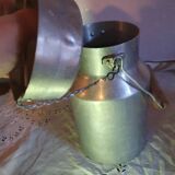Canette à lait en aluminium grand format complète vintage