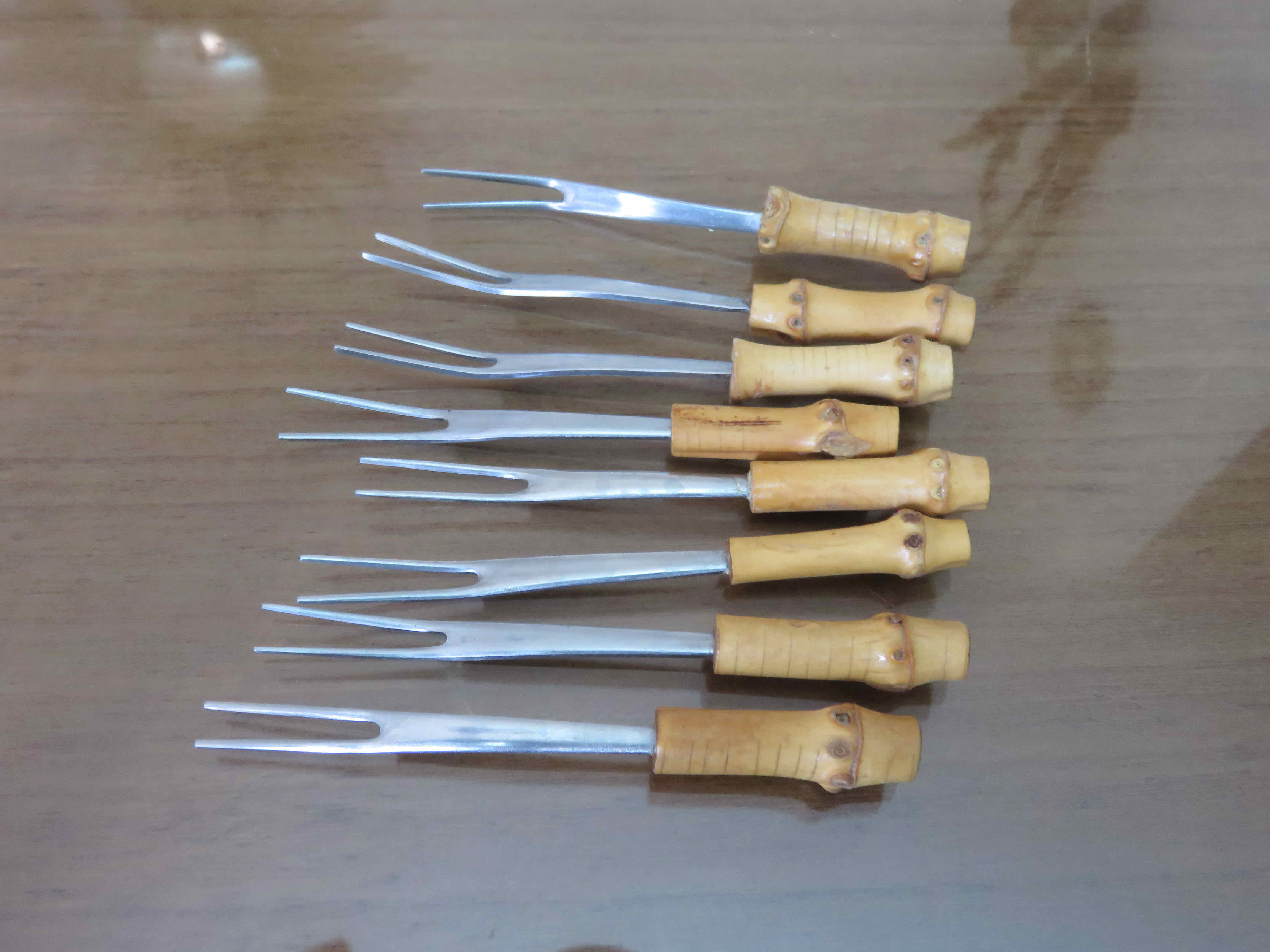 Door aperitif spades bamboo sleeves 60s 70s