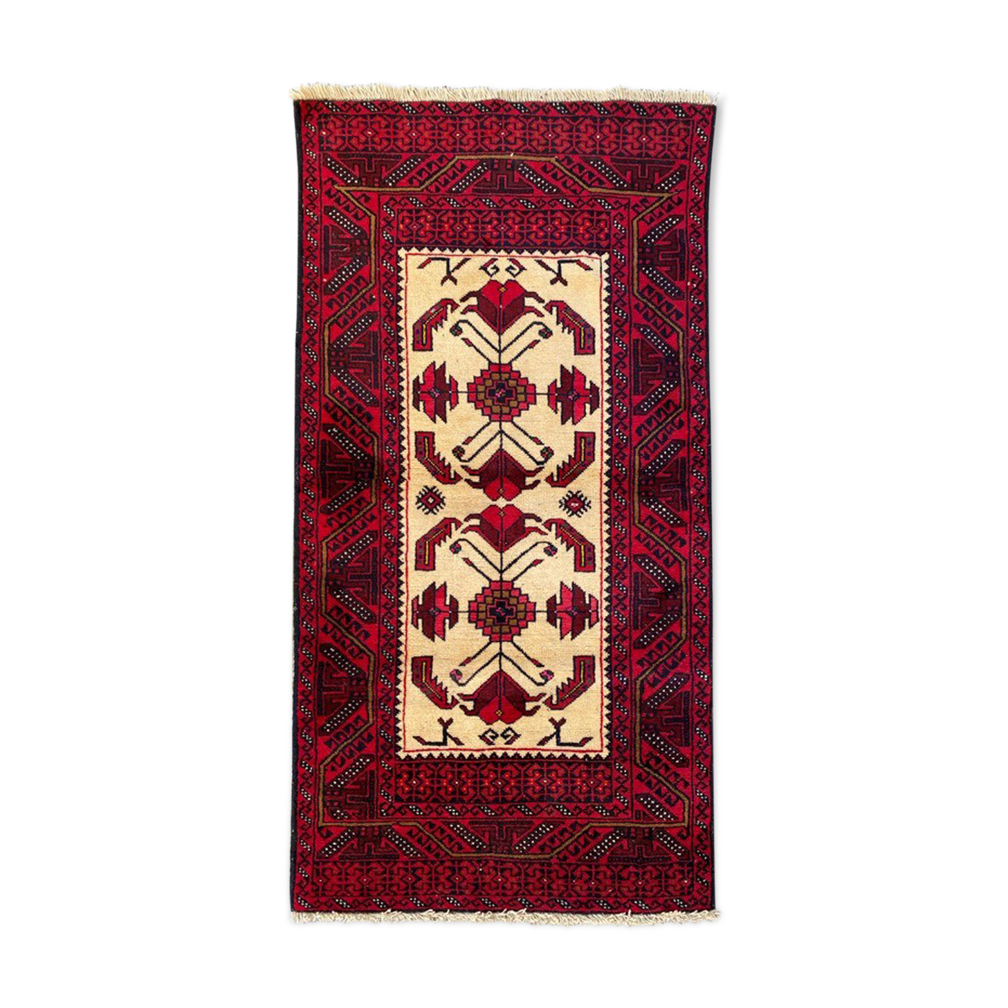 Vintage persian carpet belutch 97x187 cm