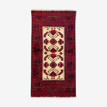 Vintage persian carpet belutch 97x187 cm