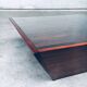 Postmodern Reverse Pyramid Coffee Table, 1980s