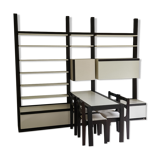 Vintage 70s wall unit and table "Neveada" bj J Penetenrieder