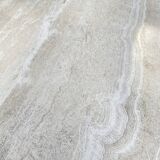 Travertine dining table