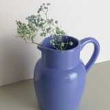 Lavender blue ceramic pitcher