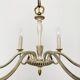 Brass Chandelier by Vereinigte Werkstätten München