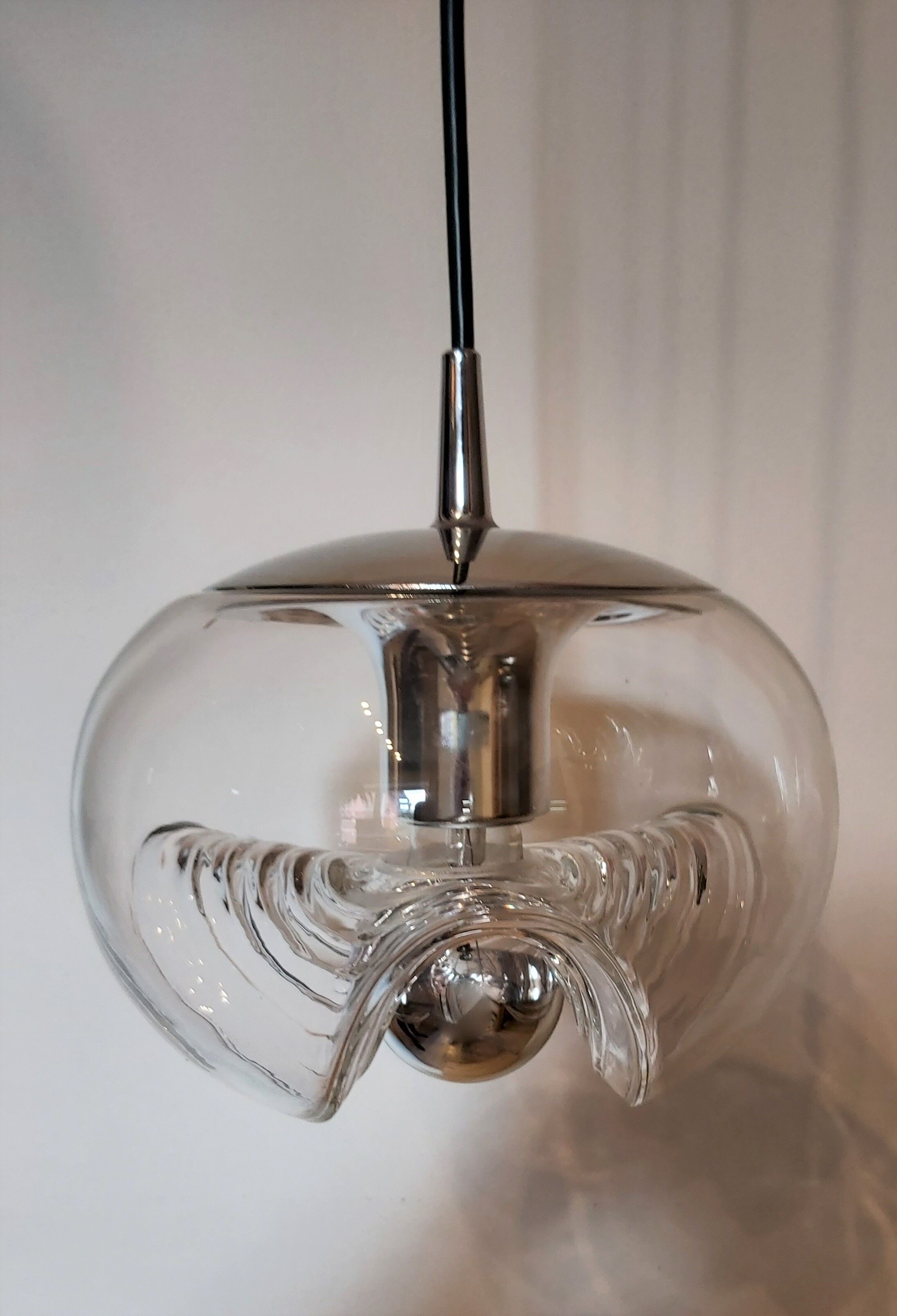 Pendant Lamp by Koch and Lowy Studio for Peill and Putzler, Germany, 1960s