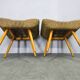 Pair of Czech Mid Century Stools, 1960s