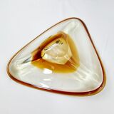 Vintage Amber Murano Style Glass Pocket Cup