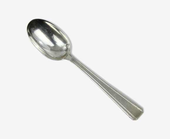 Cuillère à moka Art déco en argent massif