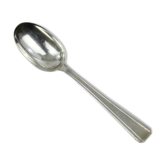 Art Deco mocha spoon in solid silver