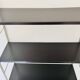 Gold and brown String wall shelves