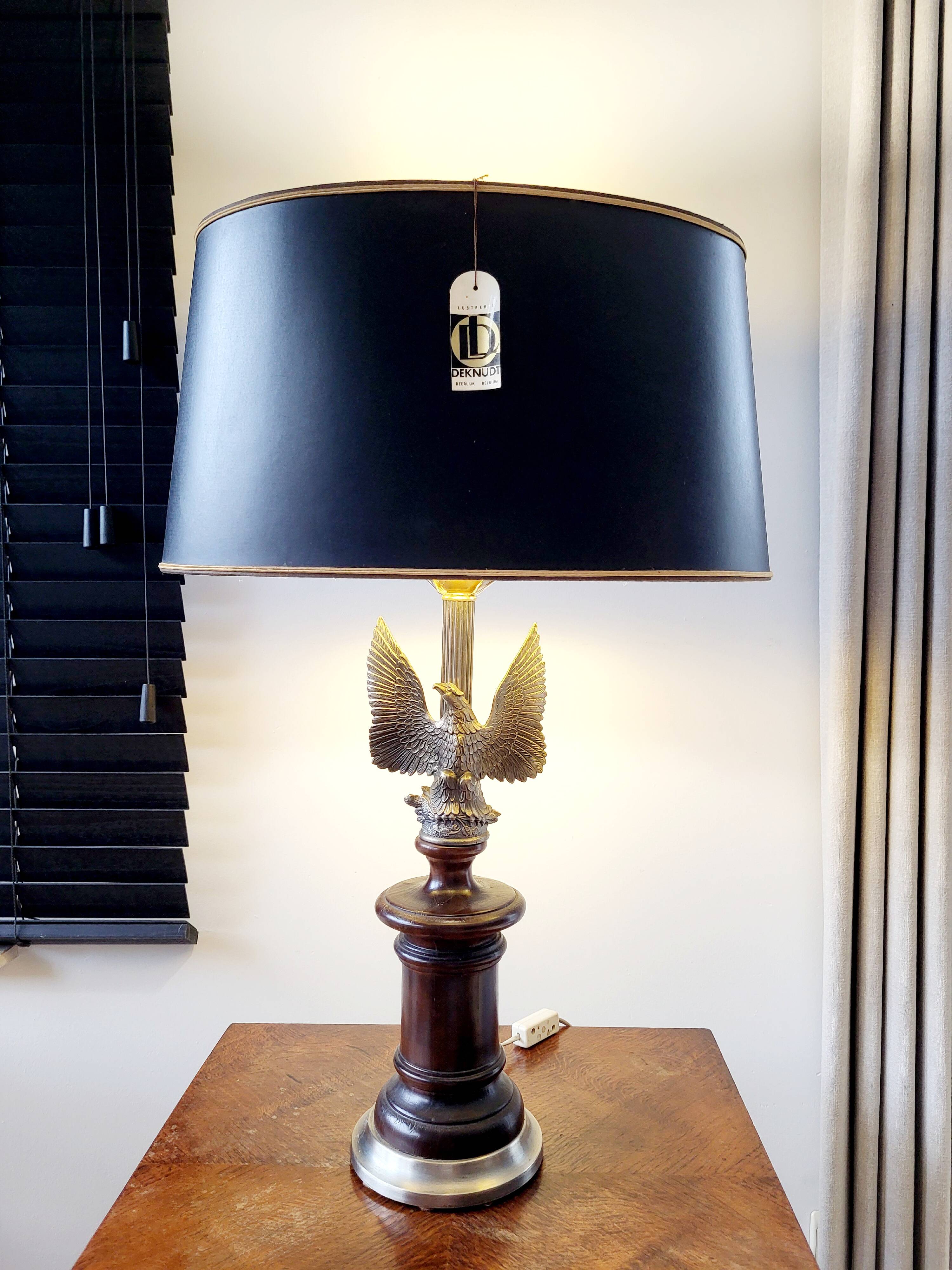 Lampe aigle, Deknudt, 1970, Belgique