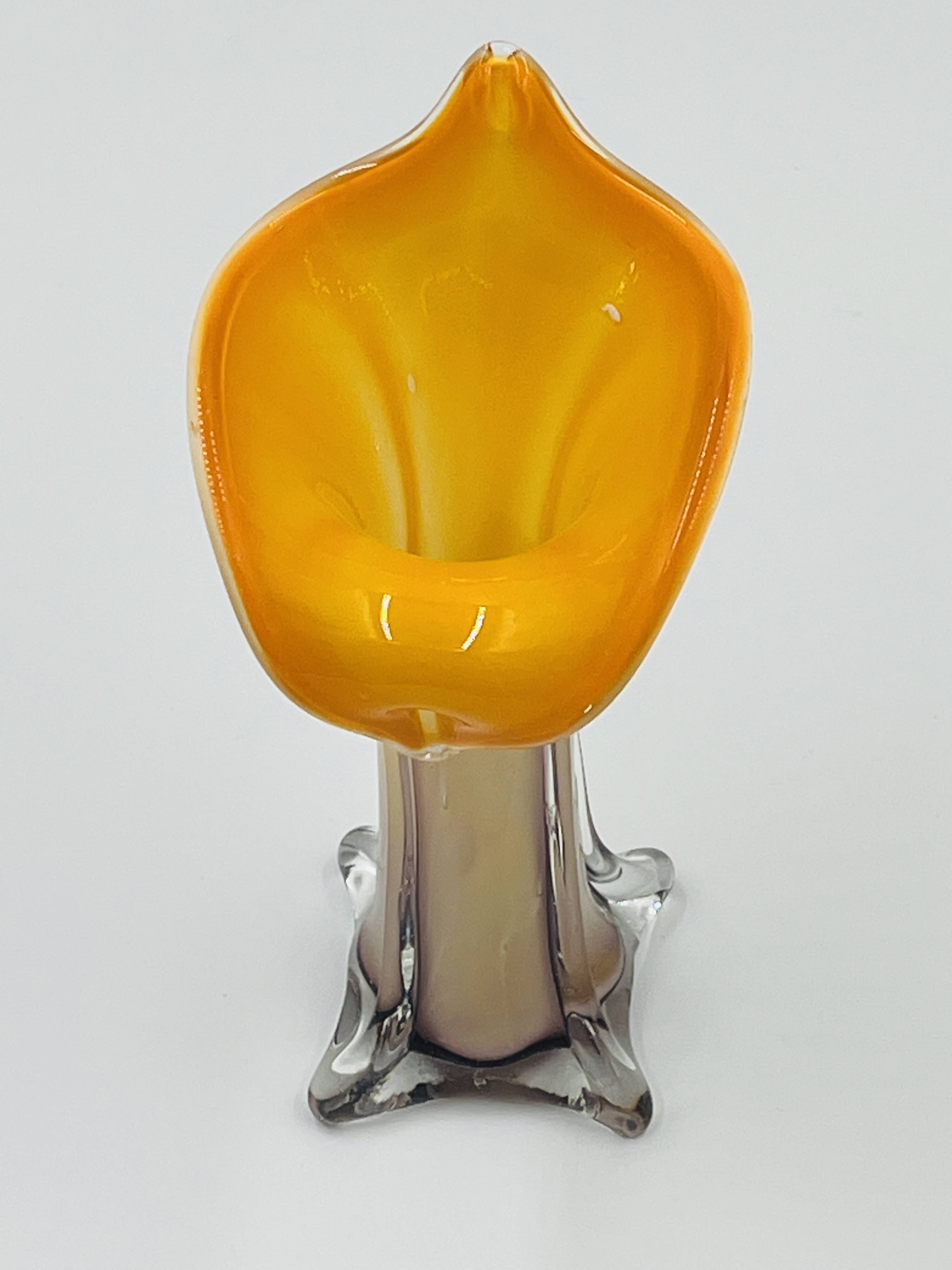 Arum vase in Murano glass