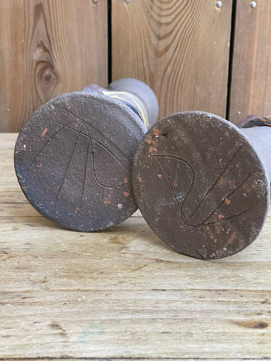 Brutalist candle holder