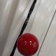 Iron cloakroom wall-mounted port multicolored balls mirror door umbrellas hats circa 50