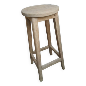 Tabouret haut  en chêne