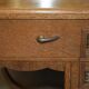 Art Deco whitewashed oak dressing table with Heal's stool.