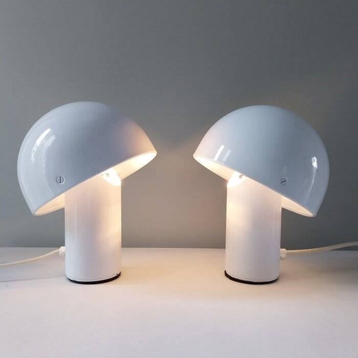 Set of two Italian table lamps from the 70s