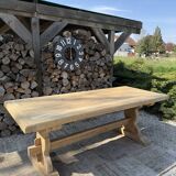 Monastery table made of solid oak.