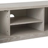 TV furniture Alinéa Louise in white brushed pine