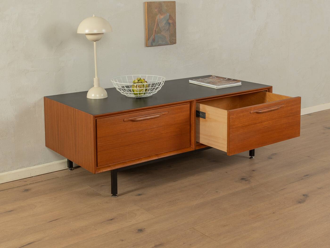 1960s Lowboard, Heinrich Riestenpatt