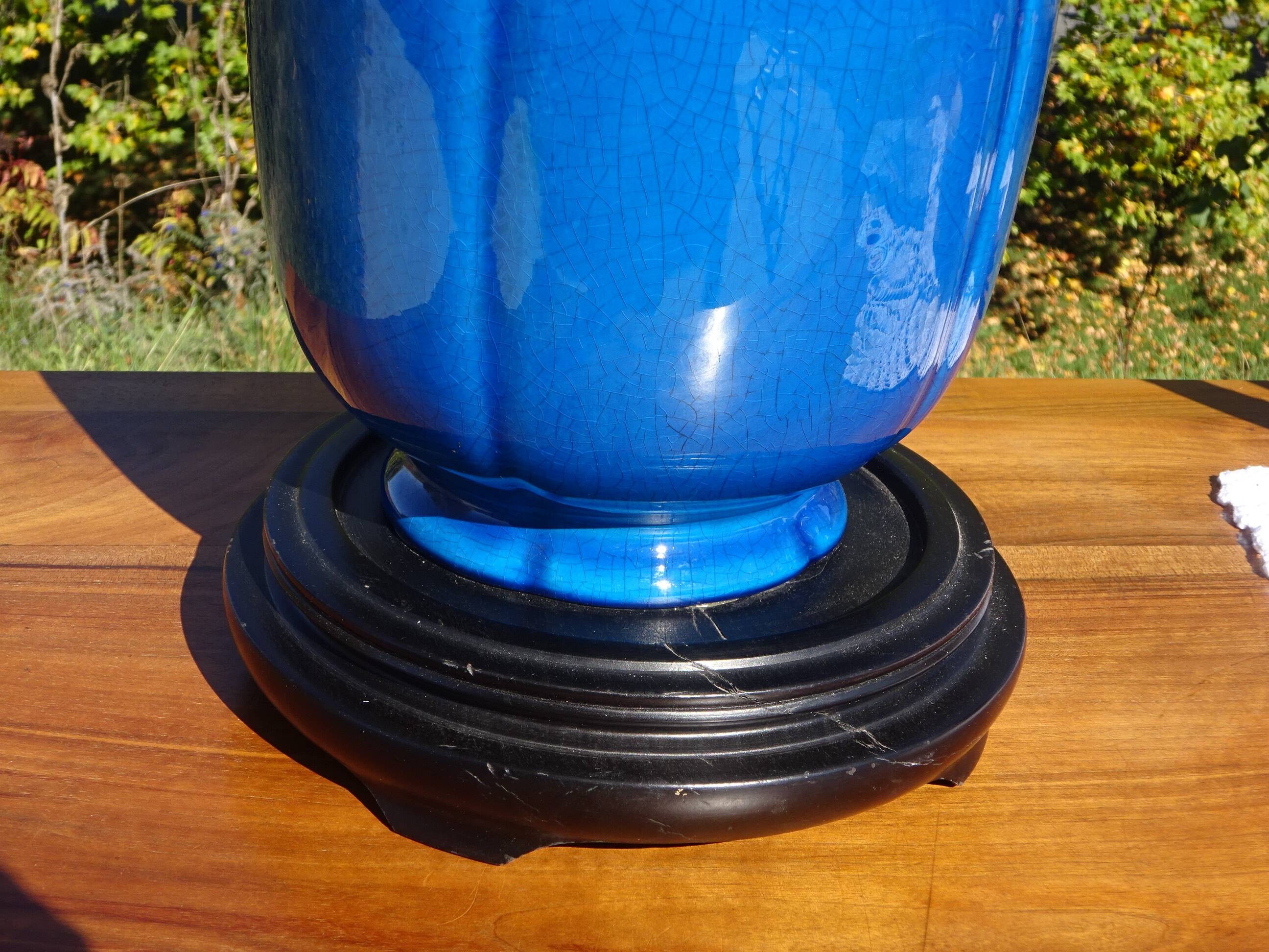 Grande lampe de salon Louis Drimmer