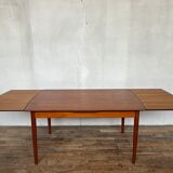 Scandinavian table in vintage teak 1960 Samcom edition