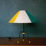 Vintage tripod lamp, bedside lamp, table lamp, rockabilly, retro, scoubidou son lamp, decoration