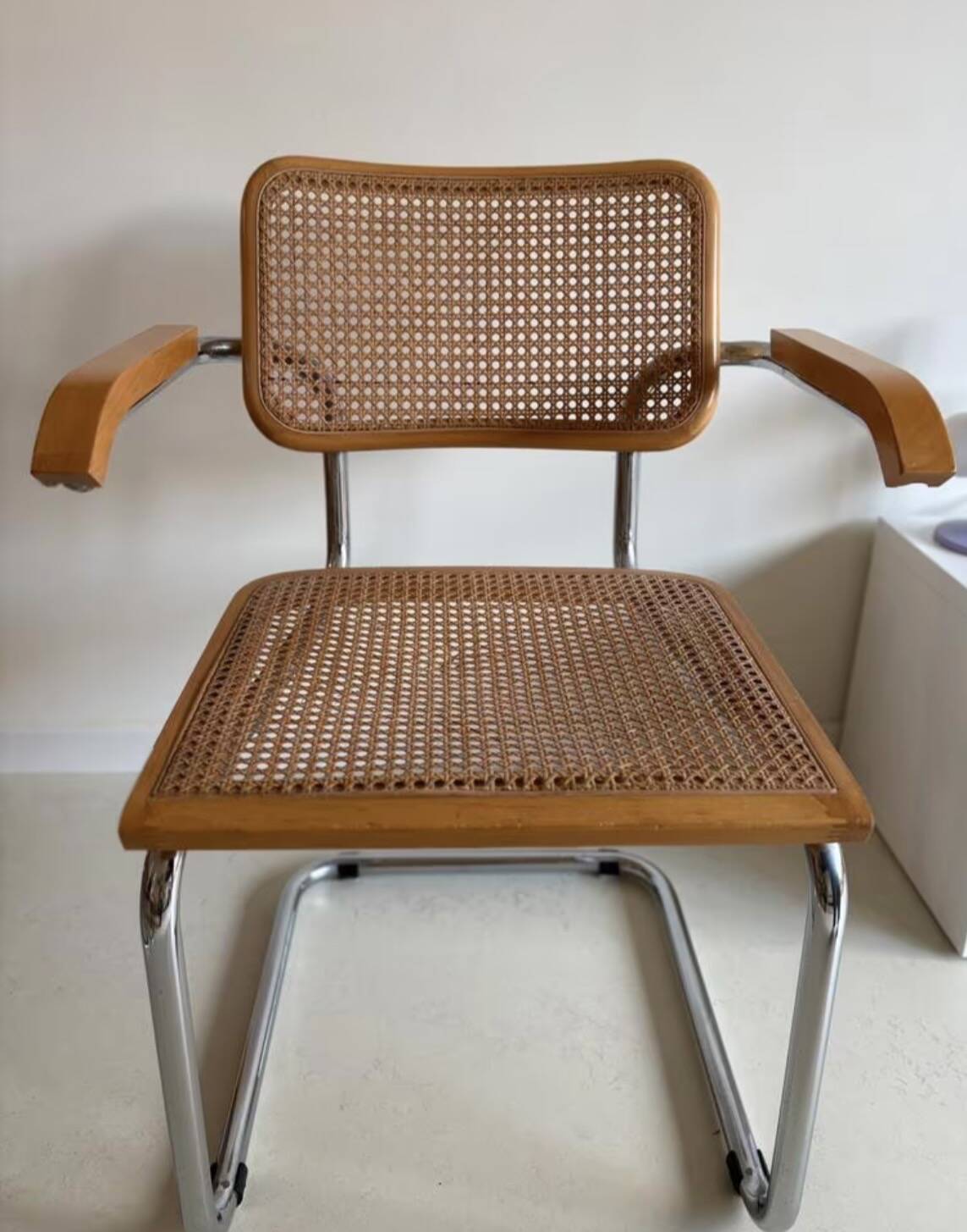 Breuer Cannage Chair with Armrests B64