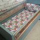 Baby bed feet compass and woven wicker