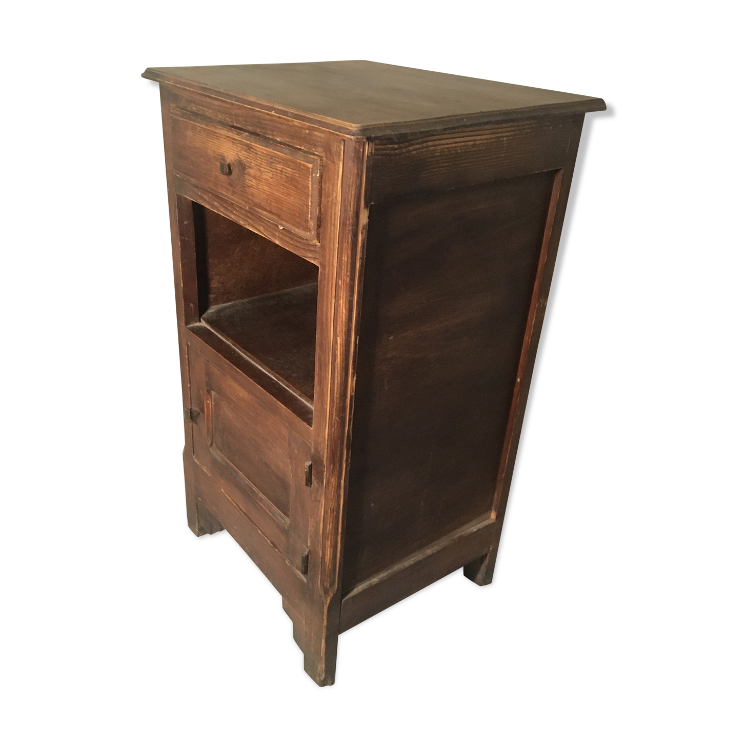 A bedside table sapin 1960/1970