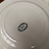 Green Fire Earth Set 6 large plates and 6 small plates