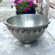 French pewter punch bowl set with 10 cups and ladle – grapevine Etain