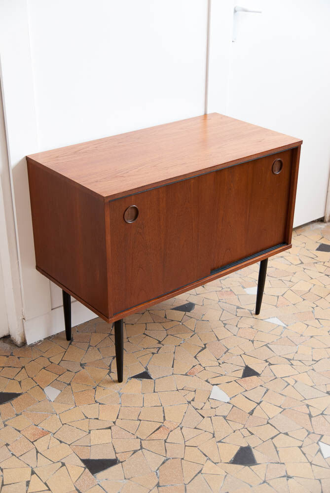 Scandinavian teak storage