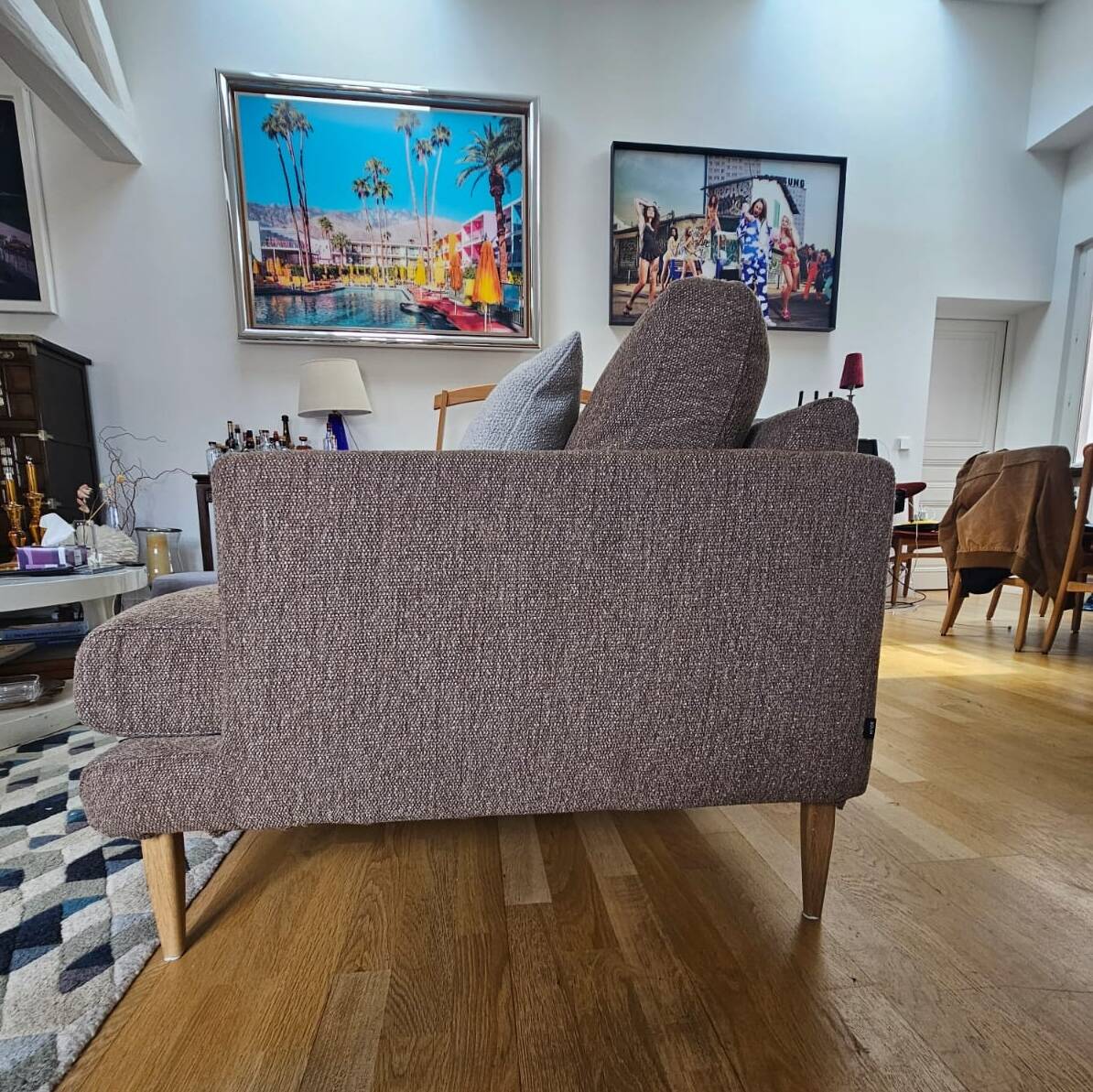 Canapé Veneda, moderne, style scandinave, 4 places
