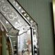 Antique Venetian mirror 86cm x 70cm